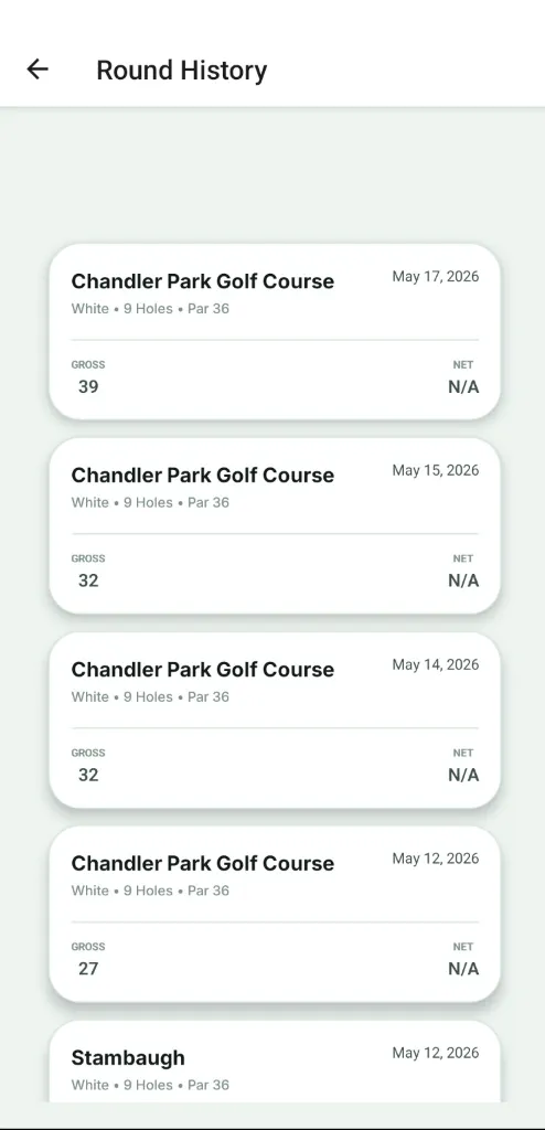 Round History